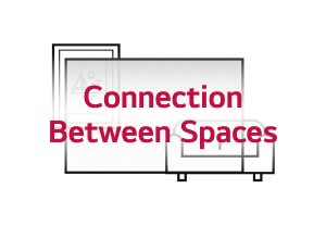 Frames showing harmony with interiors, openness, and spatial continuity